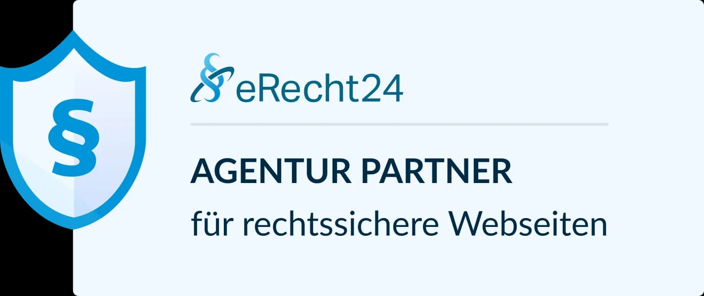 eRecht24 Agenturpartner Siegel