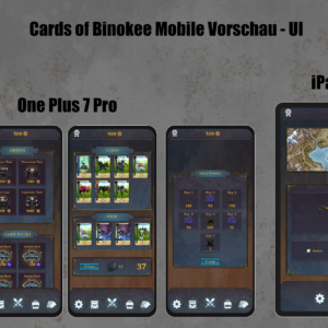 Cards of Binokee - Mobile - Ui